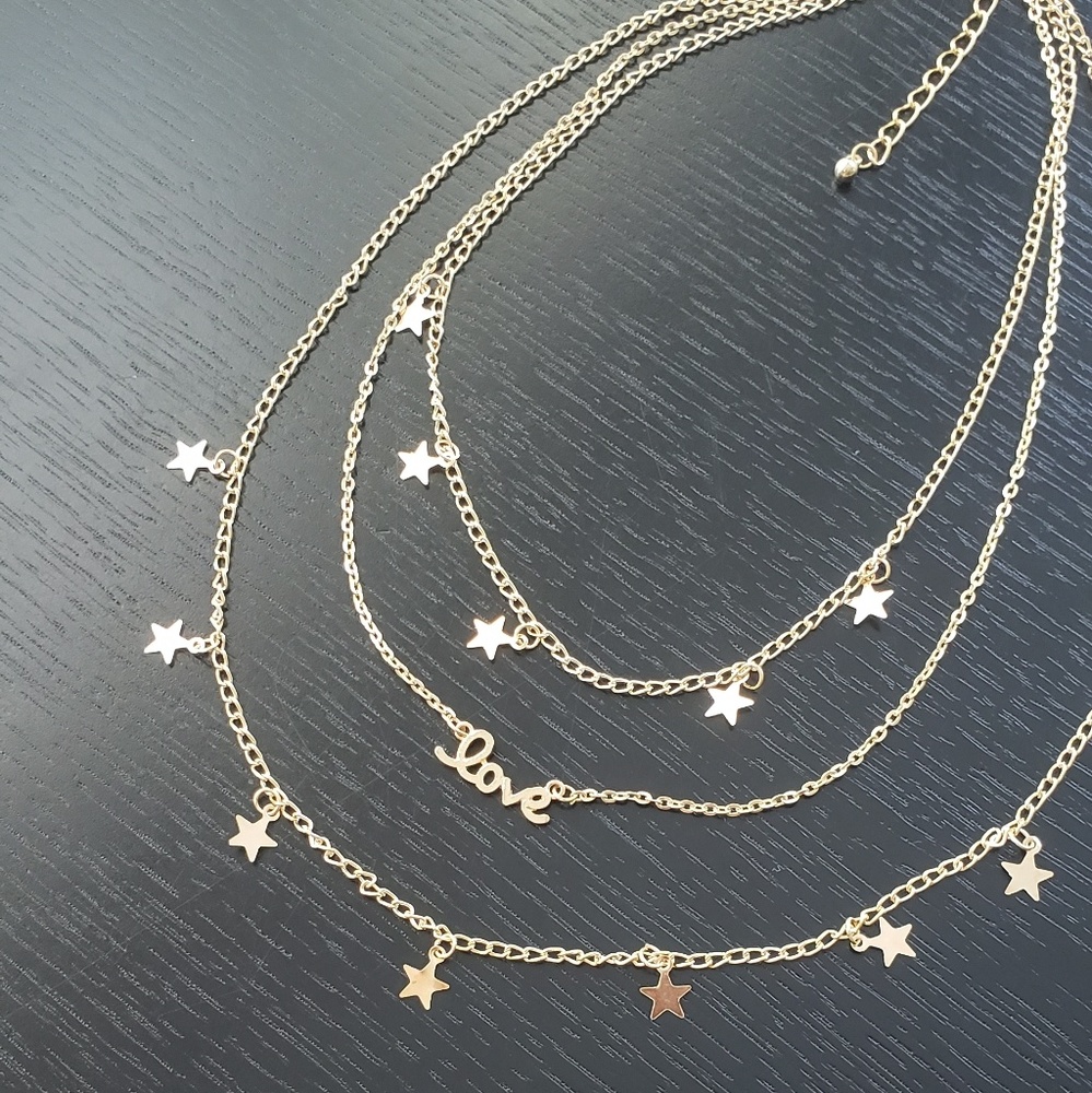 Multilayer Pendant Necklaces Choker - Picture 3 of 3